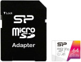 Micro SecureDigital 64GB Silicon Power SP064GBSTXBV1V20SP Elite + adapter Class10