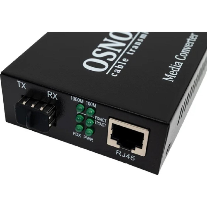 OMC-1000-11X Медиаконвертер Gigabit Ethernet 1xRJ45, 1xSFP.