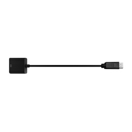 Bion Переходник с кабелем HDMI - DisplayPort, 19F/20M, однонаправленный DP- HDMI, 15см, черный [BXP-A-HDMI-DP-02]