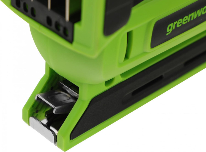 Степлер ручной Greenworks G24CS10 скобы 4/55/90/18GA (3400107)