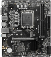 Материнская плата MSI Pro B760M-E mATX, сокет Intel LGA1700, чипсет Intel B760, память 2xDDR5, слоты: 1xPCIe x16 4.0, 1xM.2