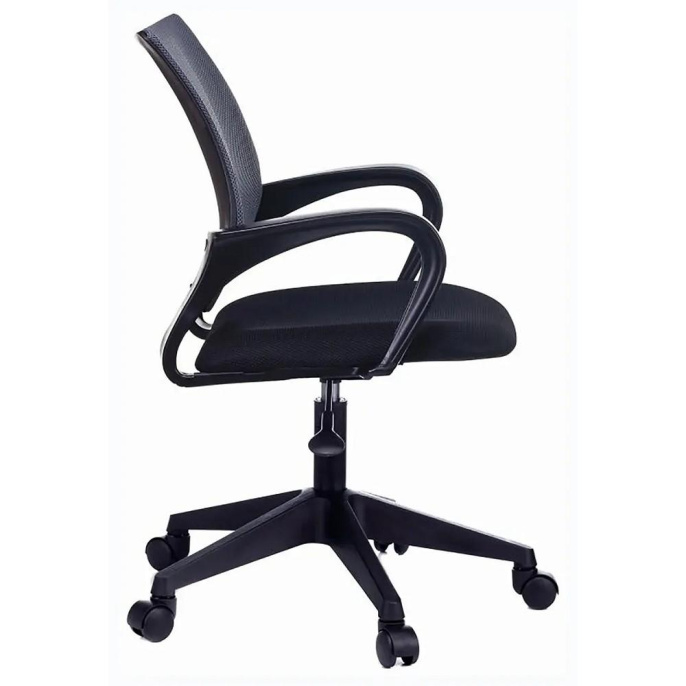 Кресло Бюрократ CH 696, на колесиках, сетка/ткань, серый [ch 696 grey] 1776082