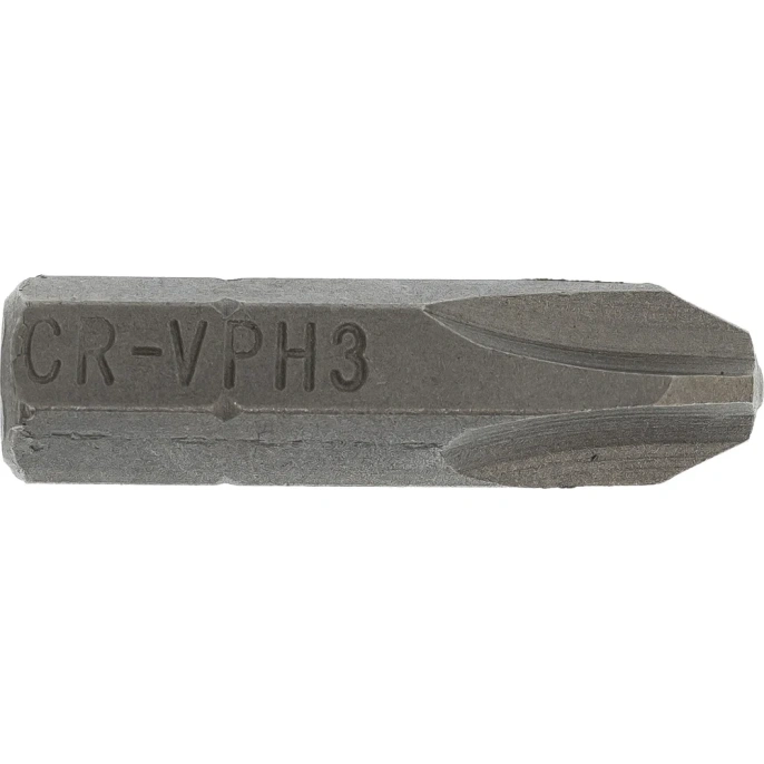 Биты для отвертки PH3х25 мм, 1/4 Hex, CrV, 24 шт. GRIFF 019165