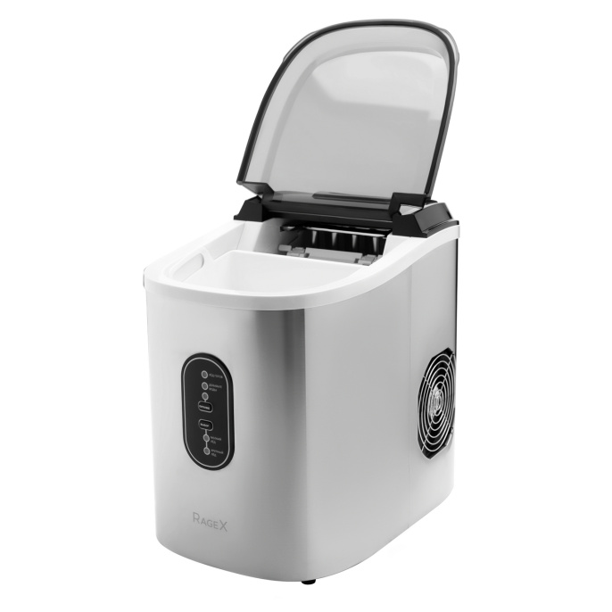 Льдогенератор RAGEX R1801-900, 1.7 литра, 105 Вт, серебристый