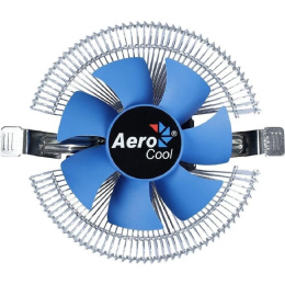 Cooler Aerocool Verkho I 90W 4пин, 775/1155, 12.2-29.7дБ, 1200-2500об/мин, Al PWM/ Clip