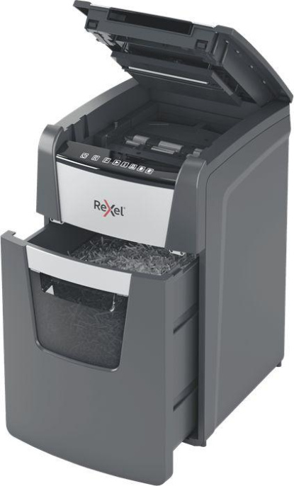 Уничтожитель бумаг Rexel Optimum AutoFeed 150M, с автоподачей, P-5, 2х15 мм, 150 лист. одновременно, 44л [2020150meu]