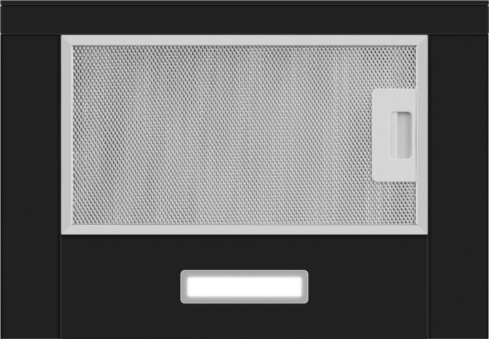 Встраиваемая вытяжка WEISSGAUFF TEL 450 Glass, управление кулисные переключатели, черный [438285]