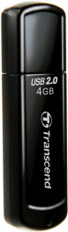 Transcend USB Drive 4Gb JetFlash 350 TS4GJF350 черный {USB 2.0}