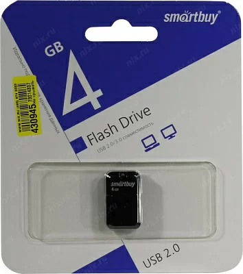 Накопитель SmartBuy ART SB4GBAK USB2.0 Flash Drive 4Gb (RTL)
