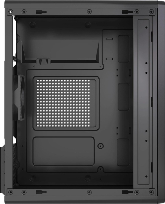 Корпус Accord ACC-M258-01B черный без БП mATX 1x80mm 2xUSB2.0 audio