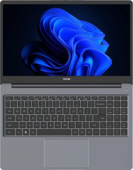 Ноутбук TECNO MegaBook K15SDA AMD Ryzen 5 7430U 2300MHz/15.6"/1920x1080/16GB/1024GB SSD/AMD Radeon RX Vega 7/Wi-Fi/Bluetooth/Windows 11 Home (71005000256) Grey