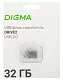 Флеш Диск Digma 32Gb DRIVE2 DGFUM032A20SR USB2.0 серебристый