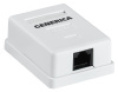 Розетка ITK (CS2-1C5EU-12-G) настенная 49.2x65.5x25.2мм RJ45 пластик белый