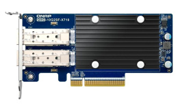 Сетевая карта QNAP QXG-10G2SF-X710 LAN Expansion Card, PCIe Gen3 x8, 2 x SFP+ ports 10Gbps/1Gbps