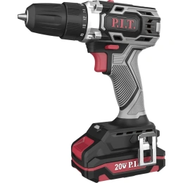 Аккумуляторная дрель P.I.T. SOLO 20 В, 30 Нм, патрон 10 мм, 2 ск., коробка PBM20H-10B