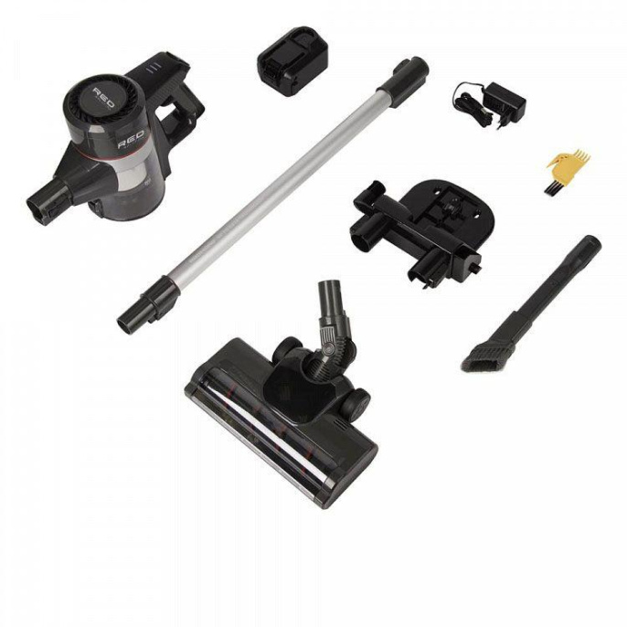 Ручной пылесос (handstick) RED SOLUTION RV-UR362, 150Вт, серый/красный