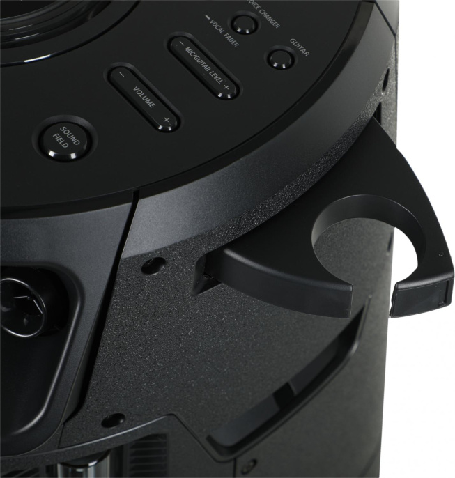 Музыкальный центр Sony MHC-V43D, с караоке, Bluetooth, FM, USB, CD, DVD, черный,