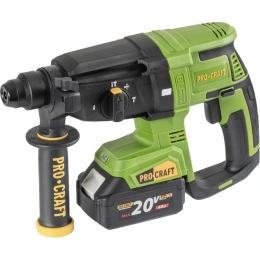 Перфоратор аккумуляторный бесщеточный PROCRAFT PHA40 20В 2,6 Дж (2 АКБ и ЗУ) Кейс PHA40 Li Set