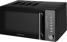 Микроволновая печь POLARIS PMO 2002D RUS, 700Вт, 20л, черный