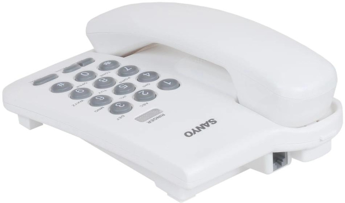 Телефон проводной Sanyo RA-S108W белый