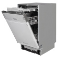 Посудомоечная машина Timberk Set&Dry T-DW45BI103,  узкая, напольная, 59.4см, загрузка 11 комплектов, серебристая