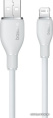 Кабель Baseus P10355700221-01 Pudding Series Fast Charging Cable USB to iP 2.4A 2m Stellar White (передача данных: 480 Мбит/с, поддержка быстрой зарядки)