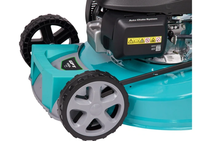 Газонокосилка бензиновая GPT GLM-Т5642ST-H роторная газонокосилка, самоходная, бензиновый двигатель, 4200 Вт, 5.6 л.с., четырехтактный, ширина скашивания: 56 см 70 л