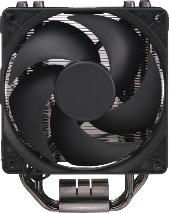 Кулер для процессора Cooler Master Hyper 212 Black Edition 150W, 4-pin, 158.8mm, tower, Al/Cu, fans: 1x120mm/42CFM/26dBA/2000rpm, 2066/2011-v3/2011/1366/115x/AM4/AM3+/AM3/AM2+/AM2/FM2+/FM2/FM1 RR-212S-20PK-R1