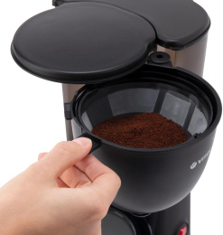 Кофеварка Vitek VT-8380, капельная, черный