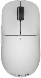 Мышь Lunacy One Белый LMOW подключение: 2.4 GHz/Bluetooth, скорость: 650 IPS, 300 мАч, работа 40ч при 1000 Гц и 100ч при 125Гц, Hot-Swap