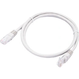 Патч-корд U/UTP REXANT CAT 5e, RJ45-RJ45, PVC, 1 м, серый 18-1002