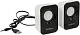 Акустическая система 2.0 ExeGate Disco 170 (питание USB, 2х3Вт (6Вт RMS), 100-20000Гц, белый/черный) EX287052RUS