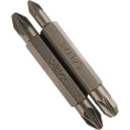 Набор двухсторонних бит №5 (2 шт; 50 мм; Pz2xPz2; Pz1xPz3) Quadro Torsion 490005