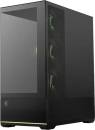 Корпус MSI MAG Pano M110R черный без БП mATX 8x120mm 2x140mm 1xUSB3.0 audio AirDuct bott PSU
