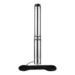 Скважинный насос Jemix Ø 4", кабель 40 м, 750 Вт, макс. напор 70 м, ном. напор 50 м, при 2 куб.м/ч, 10 степеней, крыльчатка пластик, встроенное управление СН 4-2-50