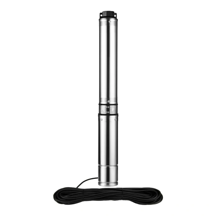 Скважинный насос Jemix Ø 4", кабель 40 м, 750 Вт, макс. напор 70 м, ном. напор 50 м, при 2 куб.м/ч, 10 степеней, крыльчатка пластик, встроенное управление СН 4-2-50