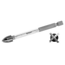 Сверло Зубр 29845-06_z01,  по кафелю/керамограниту/стеклу,  6мм,  шестигранный (1/4HEX - С),  1шт