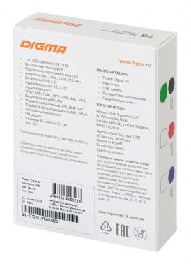 MP3 плеер Digma B4 flash,  8ГБ,  черный