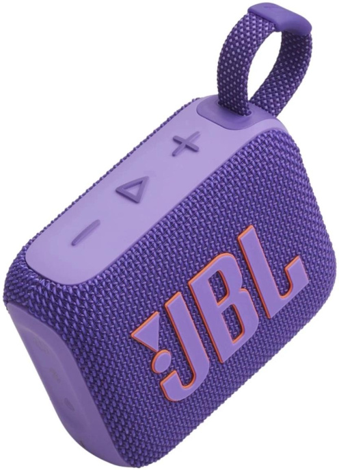 Колонка портативная JBL Go 4, 4.2Вт, фиолетовый [jblgo4pur]
