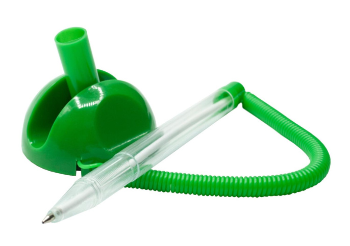 Ручка шариков. Buro зеленый d 0.7мм син. черн. индив. пак.ев. на подставке сменный стержень линия 0.5мм кругл. (15252641)