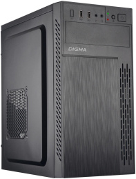 Корпус mATX Digma DCC-MN301, Mini-Tower, без БП,  черный