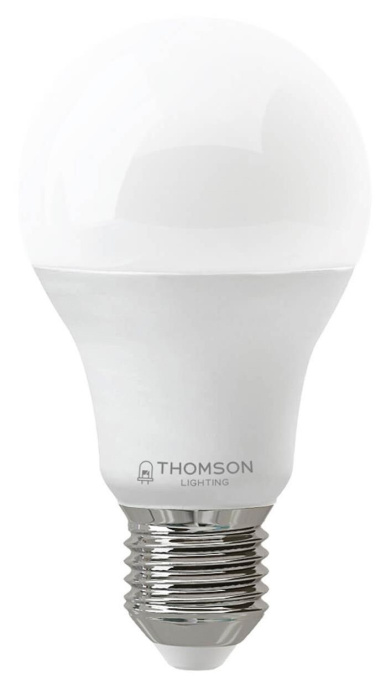 Лампа светодиодная Thomson TH-B2301 7Вт цок.:E27 груша 220B св.свеч.бел.хол. A упак.:1шт