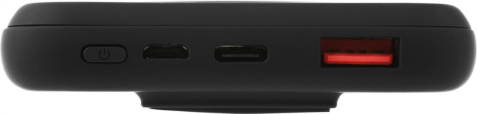 Мобильный аккумулятор Cactus CS-PBFSRT-10000 10000mAh 4.5A USB-A/USB-C беспров.зар. черный