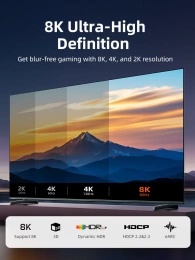 Угловой адаптер CABLETIME CP43G (CT-HMF8K-AGL) HDMI 8K HDMI 2.1 «папа-мама» — идеальное решение для ограниченного пространства