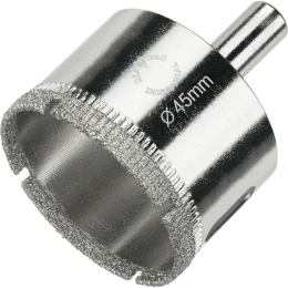 Коронка алмазная по керамике, плитке и стеклу 45 мм Diamond Industrial DIDCBC045