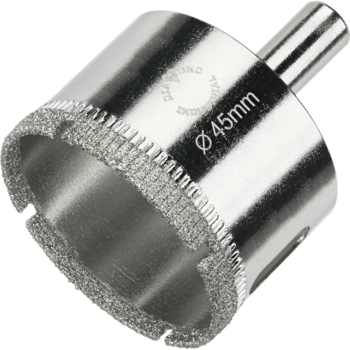 Коронка алмазная по керамике, плитке и стеклу 45 мм Diamond Industrial DIDCBC045