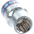 Торцевая стандартная двенадцатигранная головка 3/8", 10мм KING TONY 333010M