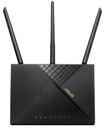 Роутер беспроводной Asus 4G-AX56 AX1800 10/100/1000BASE-TX/4G cat.6 черный
