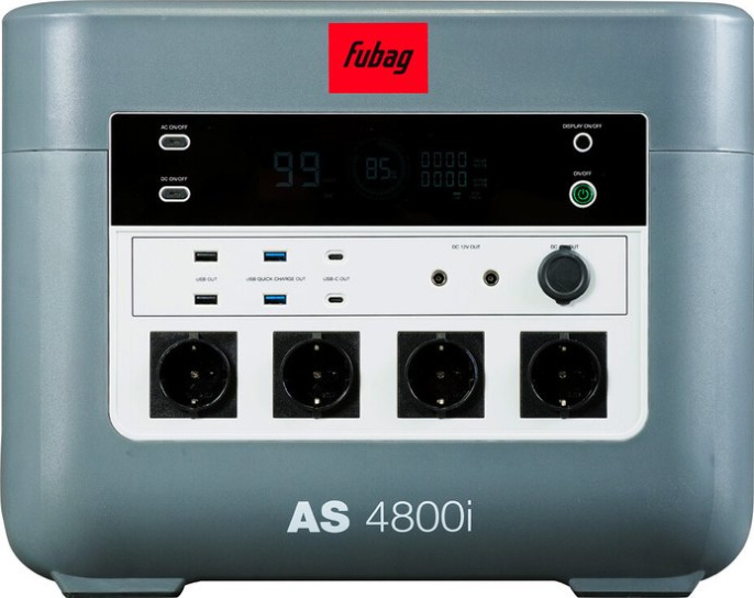 Портативная электростанция FUBAG AS 4800i аккумулятор LiFePO4
