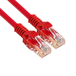 Патч-корд ExeGate UTP-RJ45-RJ45-C6-1M-RD, UTP, cat.6, 1м, красный EX297189RUS